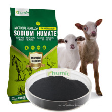 Khumic Feed Grade Humic acid Poultry Feed Additive humate sodium